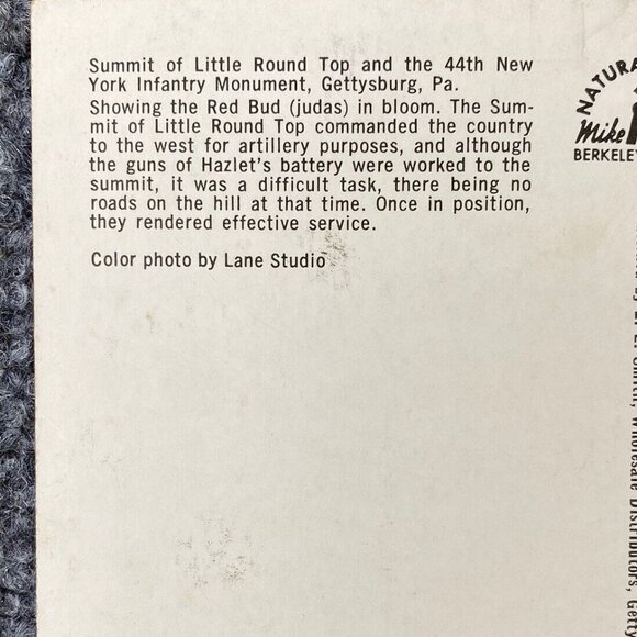 Vtg Gettysburg PA Postcard Lot Of 4 ￼‎ Battlefield Lincoln Speech Memorial Round - Picture 12 of 16